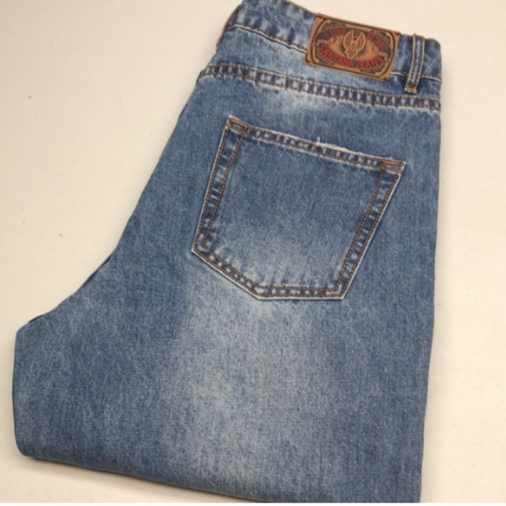 DISTRESS VINTAGE SANTANA HIGH-RISE SKINNY JEANS 28x30 ⭐️
